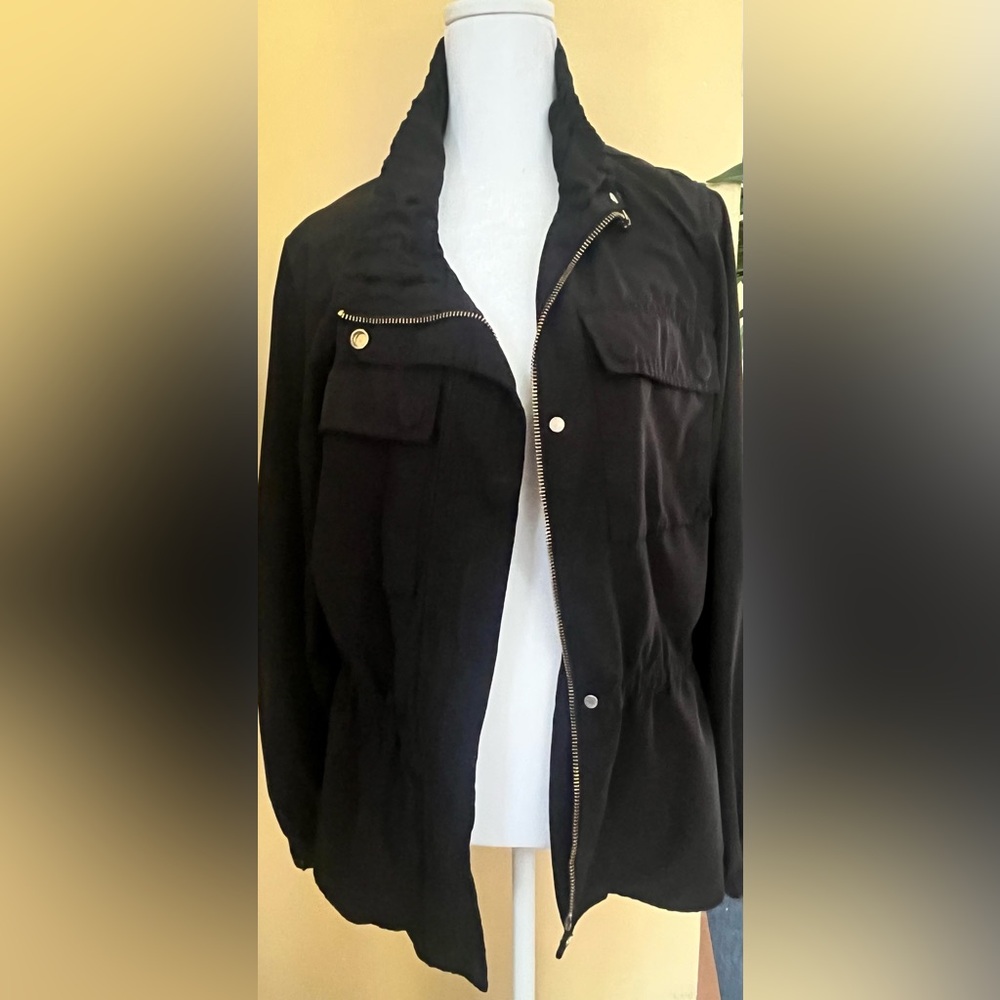 Donna Karan Elegant Black Outerwear